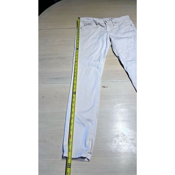 AG Adriano Goldschmied Women's Super Skinny Legging Ankle Jeans White Size 27R - Picture 4 of 13